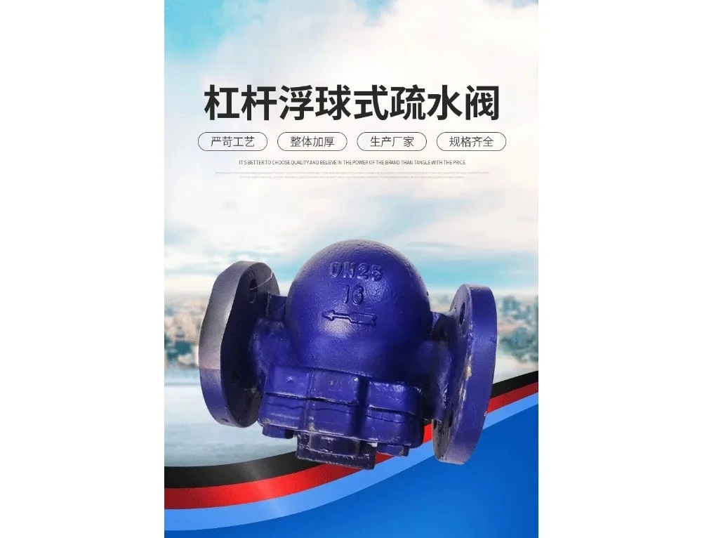 Lever float , only drain without exhaust, flanged steam float 5