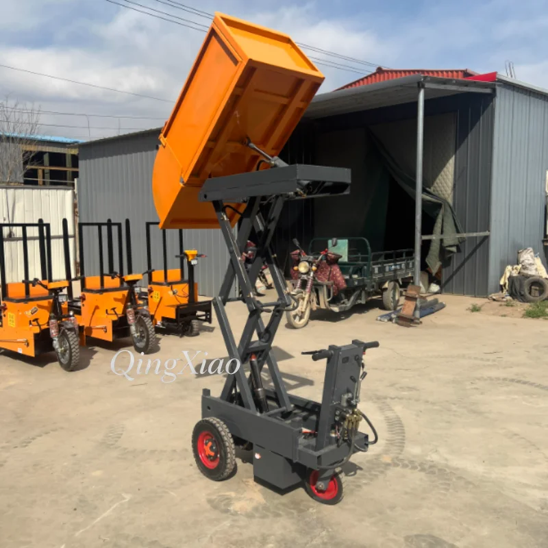 Portable Self Loading Trolley 400Kg Max Load Full Enclosed Steel Build Compact Layout For Workshop Material Moving Storage Using