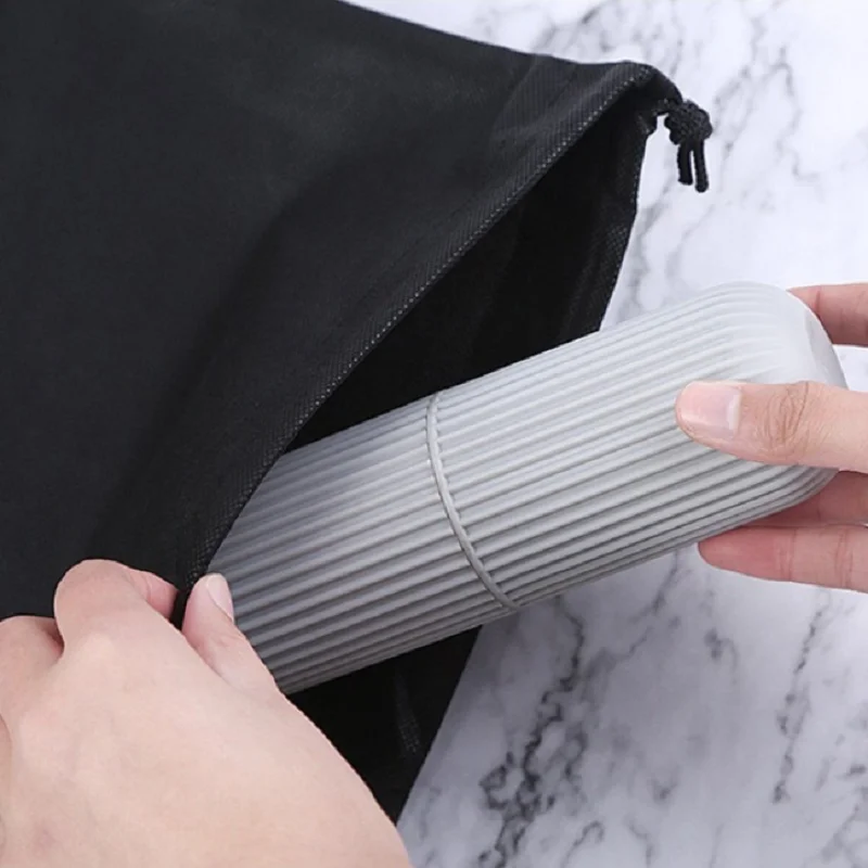휴대용 여행 칫솔 상자, 세로 줄무늬 구강 청결제 컵, - Home Goods Bathroom Storage 리뷰 및 가격