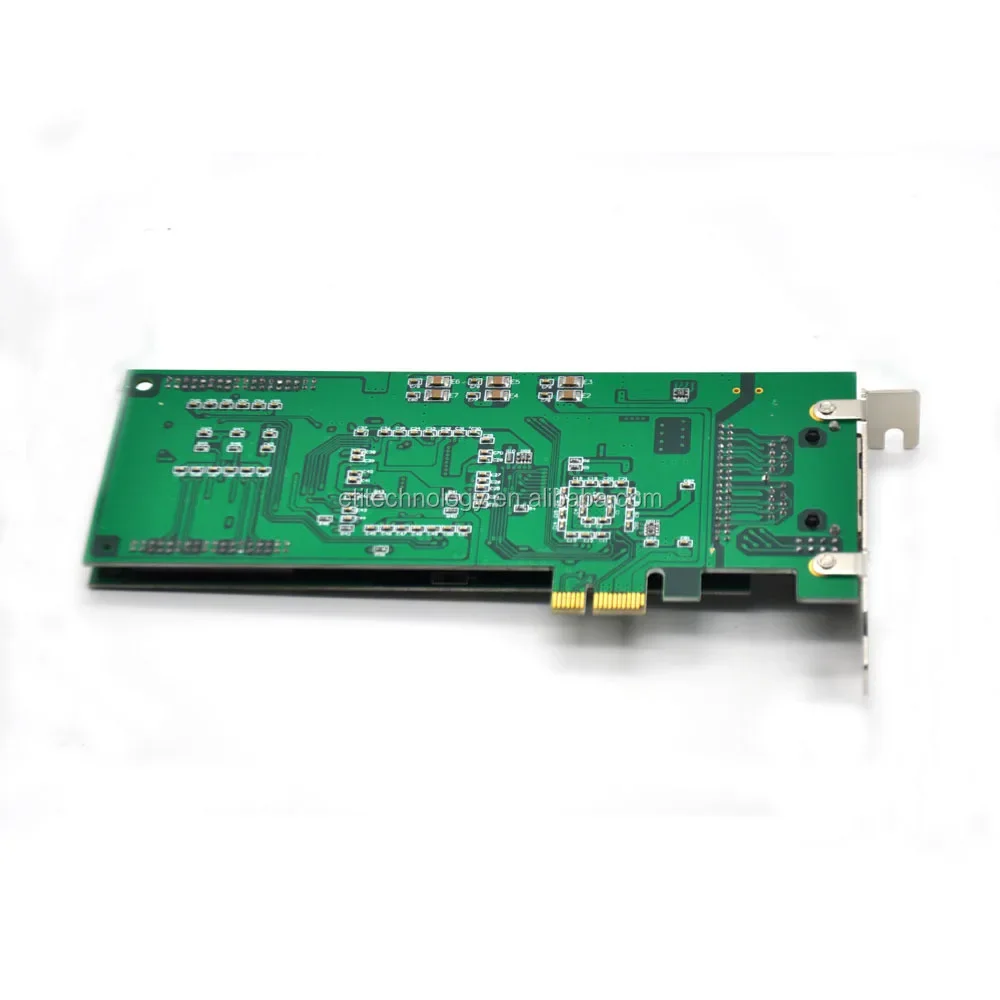 بطاقة النجمة لإصدار 2U ، TE420E ، PCI-E ، 4 منافذ ، E1 ، T1 ، J1 ، Digium