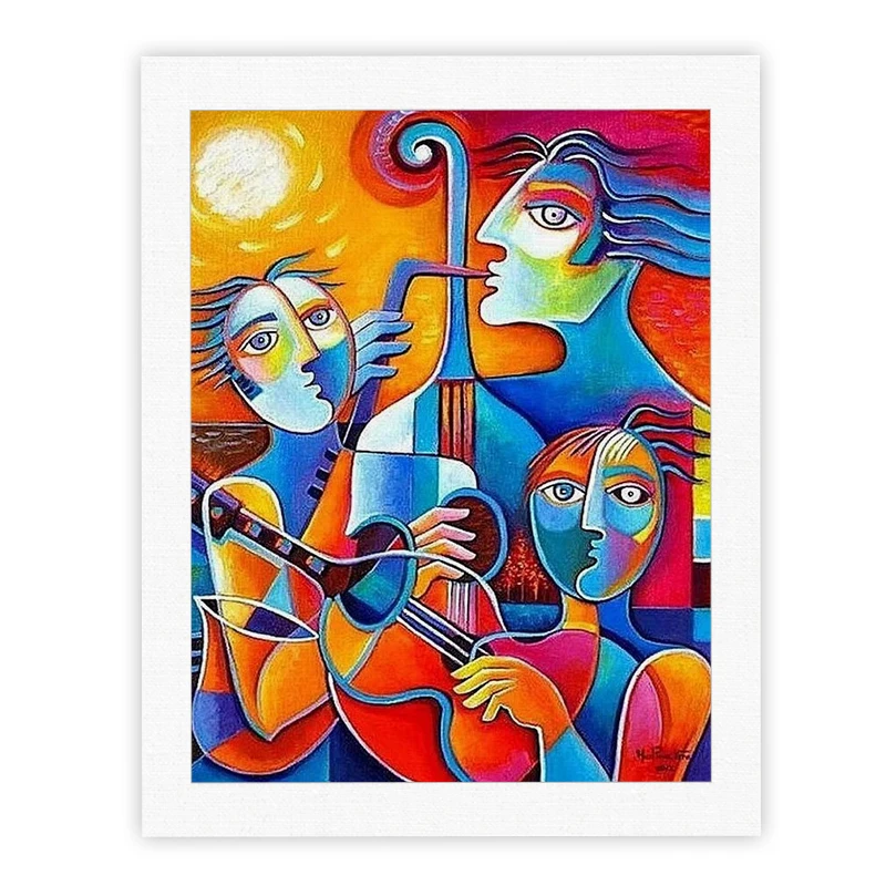 

CHENISTORY Coloring By Numbers Abstract Woman Drawing On Canvas HandPainted Art Gift DIY Painting By Numbers Kits Home Decor