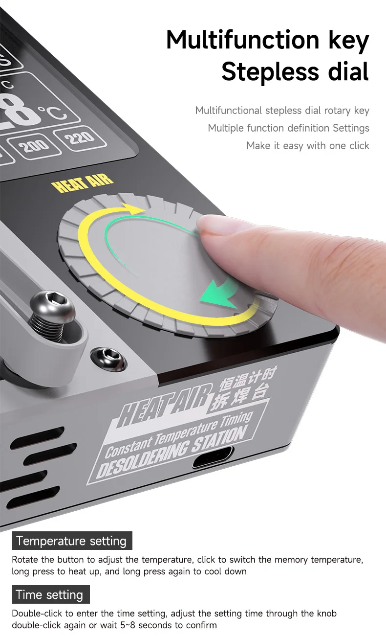 【MECHANIC】 Heat Air Preheating Platform Tool Kit for IPhone X-15PM Motherboard Layered Chip BGA Dot Matrix Board Stencil Repair