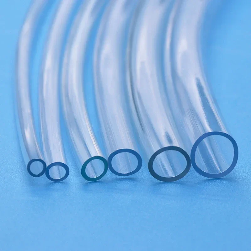 1/2/3/5/8m Transparent PVC Plastic Hoses  2 3 4 5 6 8 10 12 14 16 18 20 25mm Inner Diameter High Quality Water Pump Tube Pipe