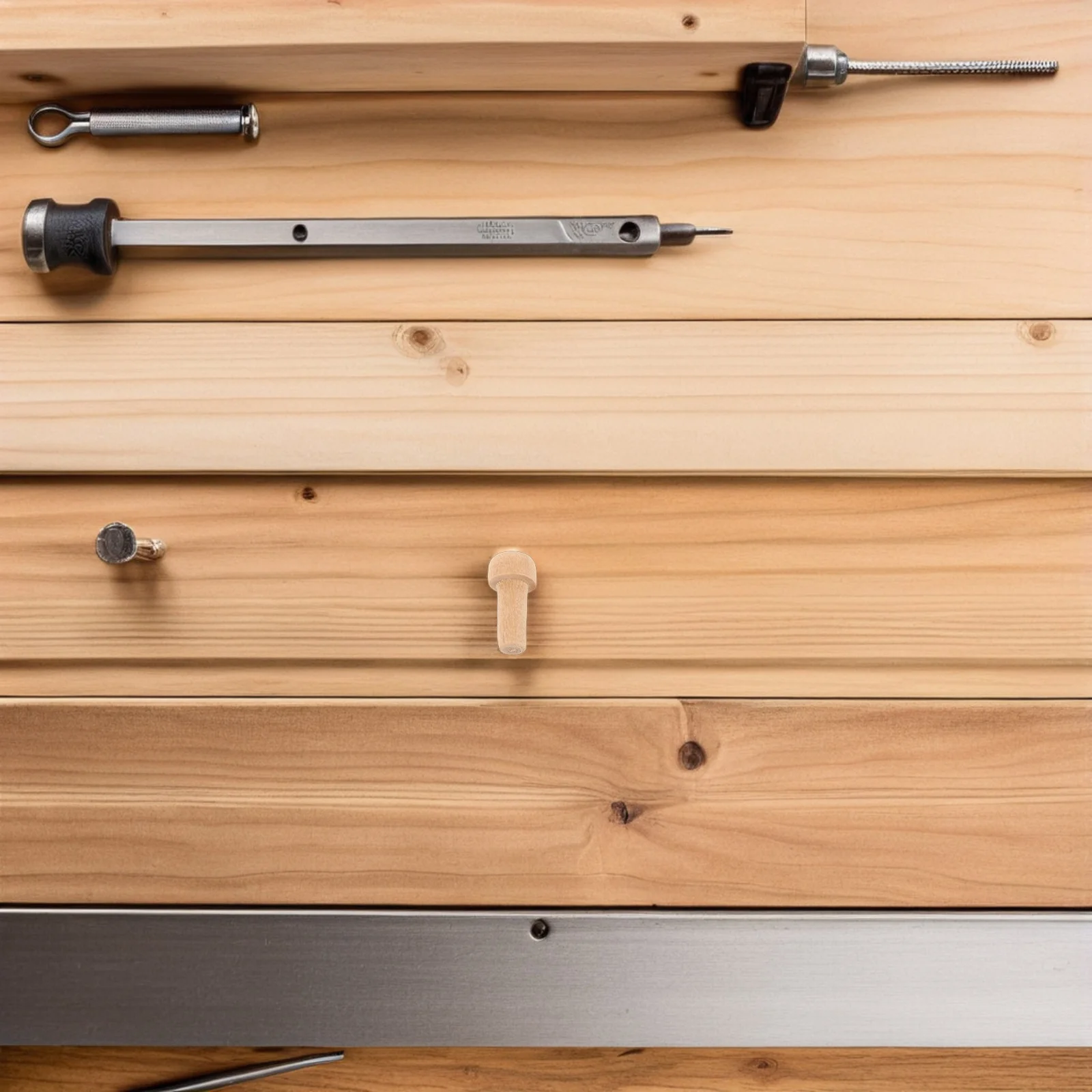 

50Pcs Solid Wood Mushroom Knobs Long Rods Unfinished for DIY Crafts Furniture Making Painting Staining Accessories Creative Wood