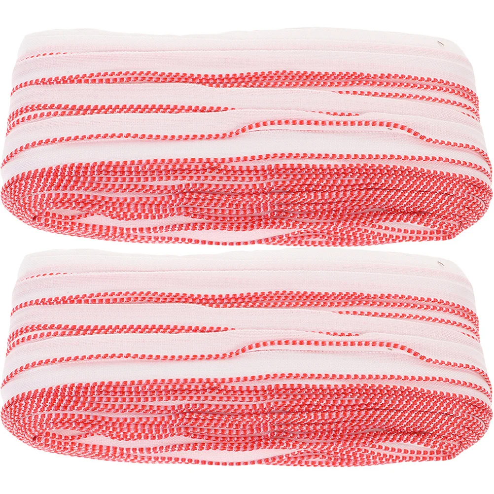 مجموعتان من عصابات ربط الكتب من البوليستر حزام ربط متين لتزيين ألبوم الصور DIY لوازم تجليد الكتب #5