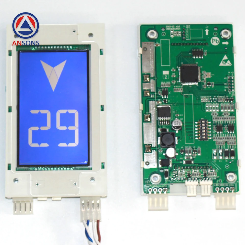 Imagem -03 - Ansons Elevador Display Board Lmbs430-v3.2.2 Stn430 Xizi Otis Lcd Pcb Lop Cristal Líquido Peças Sobressalentes