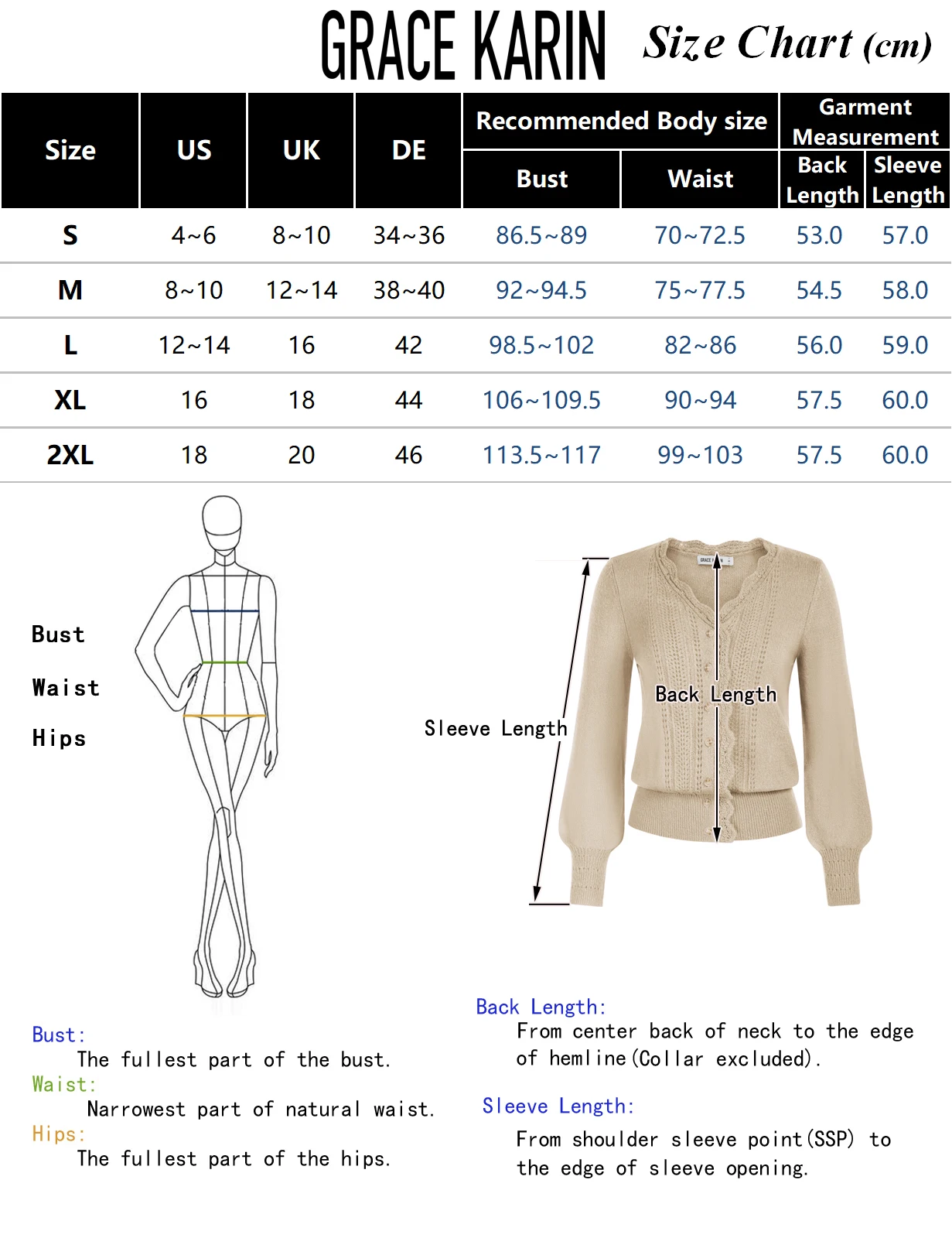 GK Women Cardigan Sweater Hollowed-Out Long Sleeve V-Neck Wide Ribbed Hem Sweaters Overcoat Solid Autumn Clothing