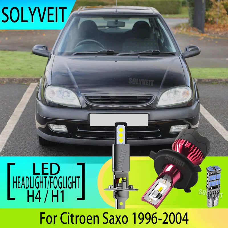 

Easy to Install High Power H4 H1 LED Headlight Headlamp Foglamp FOR Citroen Saxo 1996 1997 1998 1999 2000 2001 2002 2003 2004