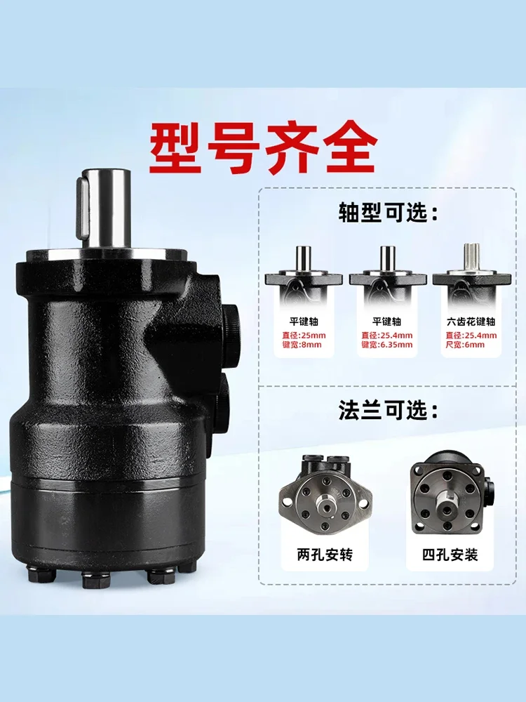 Hydraulic motor: low-speed, high-torque BMR36/100/125/160/200315 agricultural machinery, shoe machine, mold oil motor