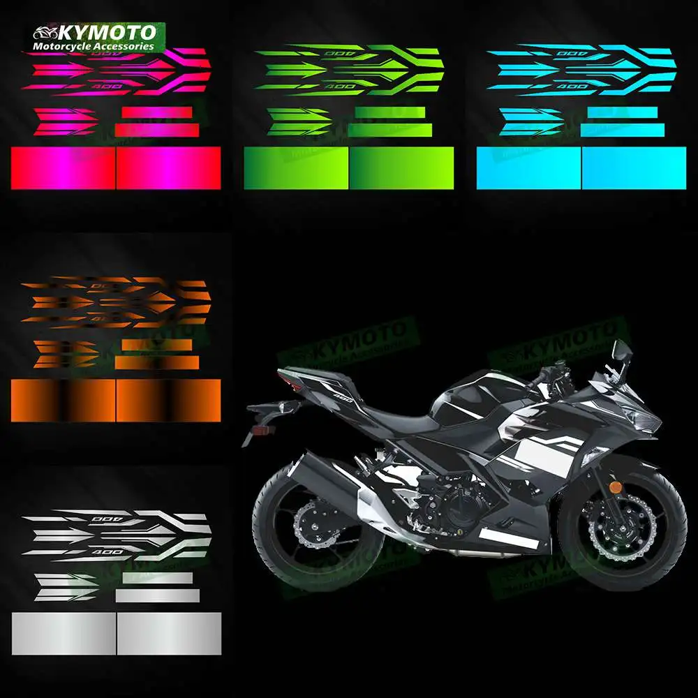 

Motorcycle accessories fairing reflective kit NINJA400 Ninja 400 2018 2019 2020 2021 2023 full car full set of care decoration