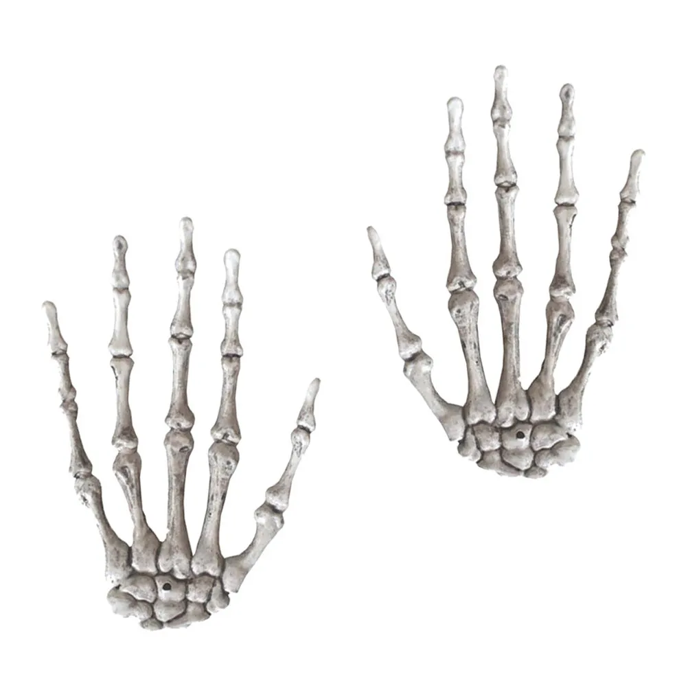 Realistic Skull Claw Hand Decoration for Halloween Party, Escape Room, Bar & Living Room – Plastic Props