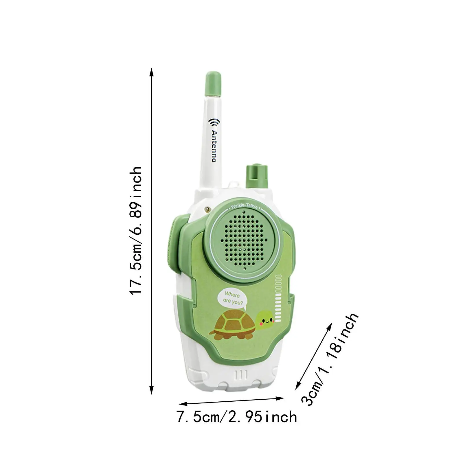 2 Pieces Toy Birthday Gift Camping Family Kids Walkie Talkie