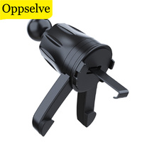 Upgrade 17mm Ball Head Car Air Outlet Metal Hook Holder Base For Car Air Vent Clip Mount Bracket Mobile Phone Stand Accessories