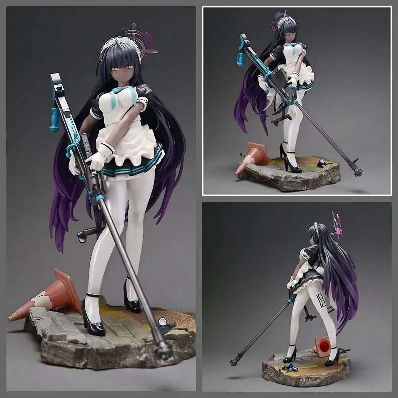 

25Cm game merchandise Blue Files, Angle Duan Huali 1/7 Sniper, Two Dimensions, Beautiful PVC Action Figure Toy Game Model Doll