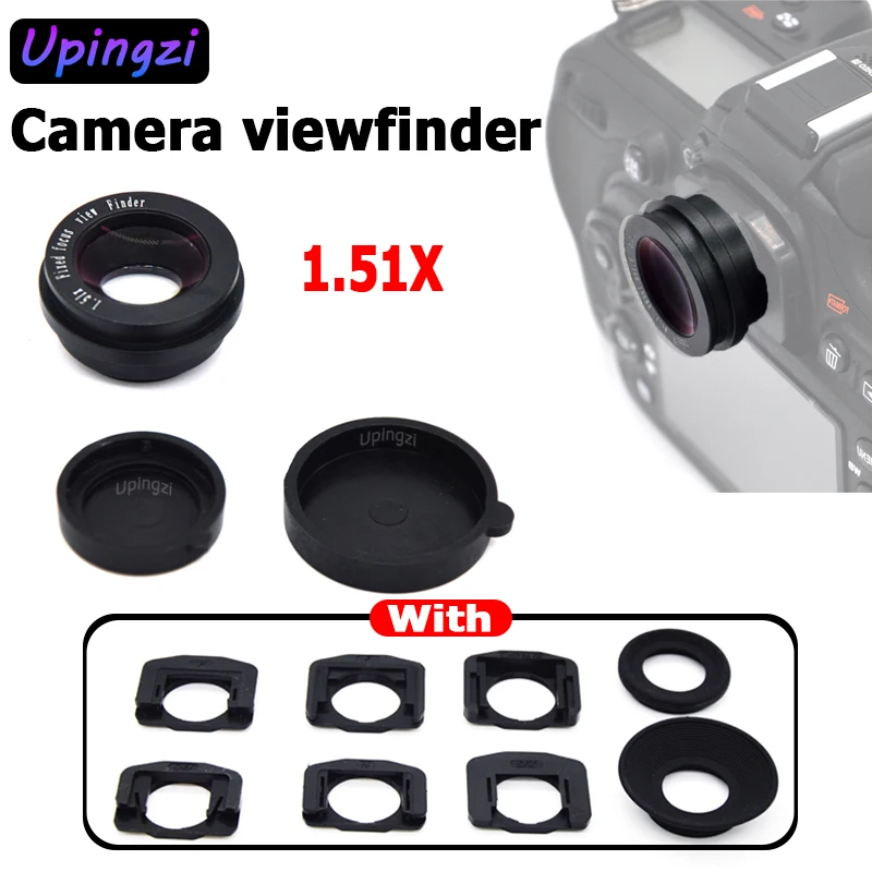 

Camera Viewfinder 1.51X Fixed Focus Eyepiece Magnifier For Canon Nikon Sony Pentax Olympus Fujifilm Samsung Sigma Minoltaz DSLR