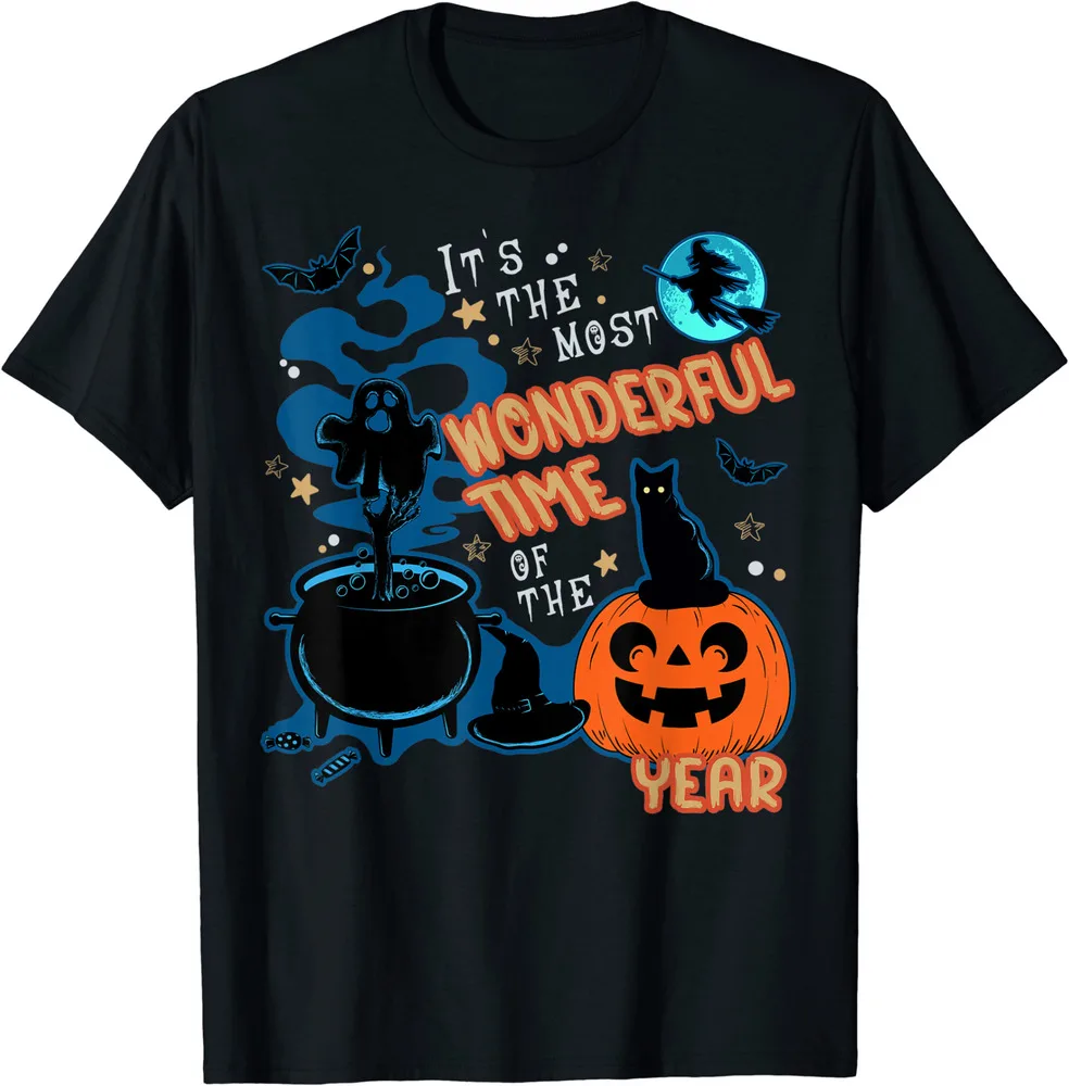 It's the Most Wonderful Time of The Year Halloween T-Shirt Funny Gift For Men Y2K tops Unisex Summer Short Sleeve