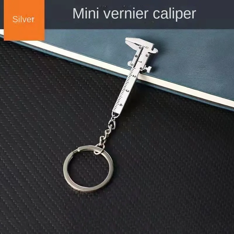 Portable Vernier Caliper Mini Pocket Caliper Pendant Measurement Mechanical Precision Caliper High Precision Water Belt