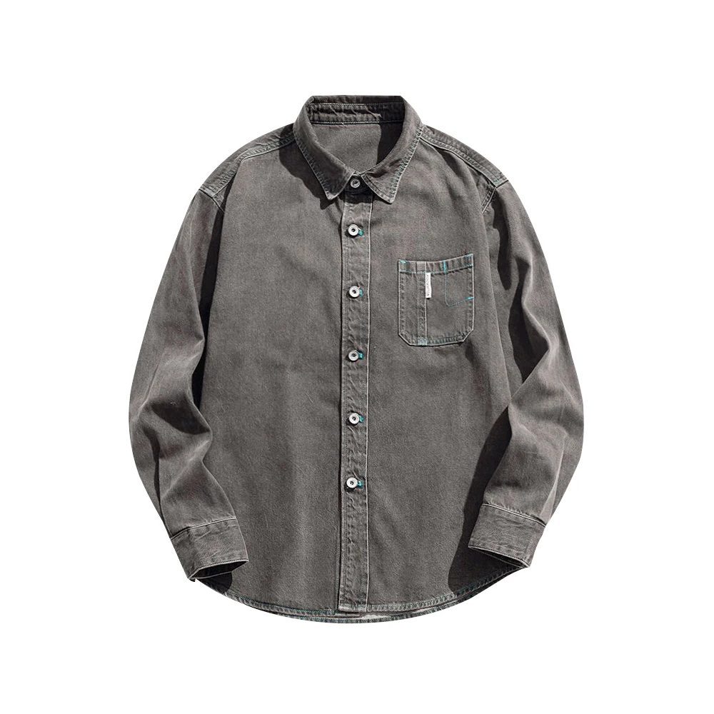 

NIGO Denim Button Long Sleeve Jacket Coat #nigo94555