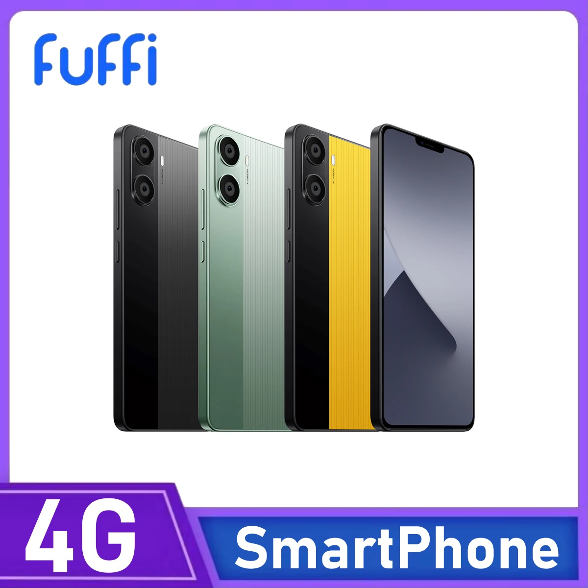 

Смартфон FUFFI-X7 Pro, Android 12, экран 6,56 дюйма, 4+128 ГБ, 8+16 МП, мобильный телефон с аккумулятором 3400 мАч, поддержка Google Play Store