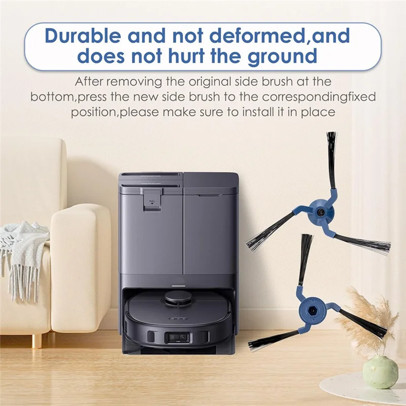A05G-brosse latérale de remplacement pour aspirateur et vadrouille Robot Eufy X10 Pro Omni, brosses latérales pour aspirateur Robot