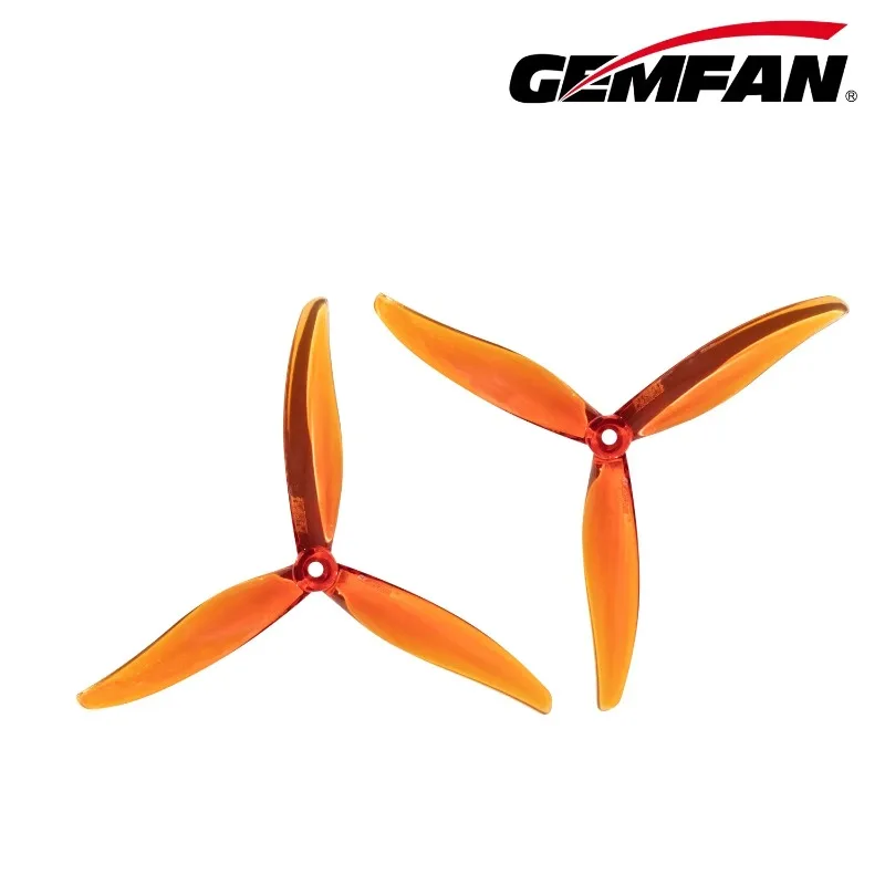 Gemfan 7043 X Street League 3-Blade Propeller7x4.3x3 لطائرات بدون طيار FPV Freestyle 7 بوصة طويلة المدى 2-Pairs Racing RC Quadcopter Props