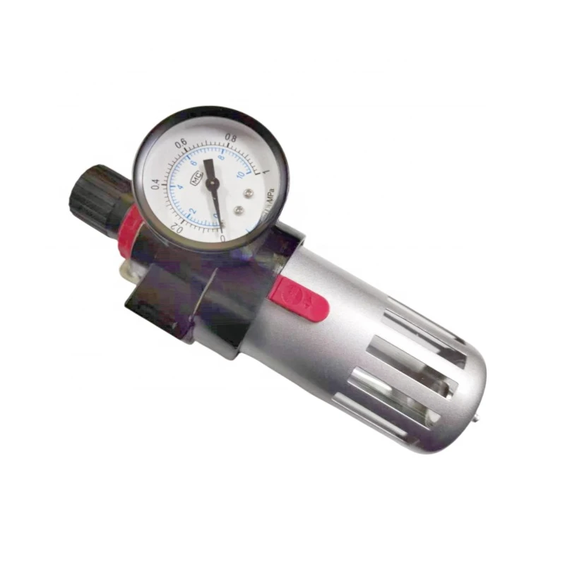 

BFR-4000 Single Piece Pneumatic Filter Iron Cover Air Source Processor Combination Left and Right Port Pressure Gauge BFR Series