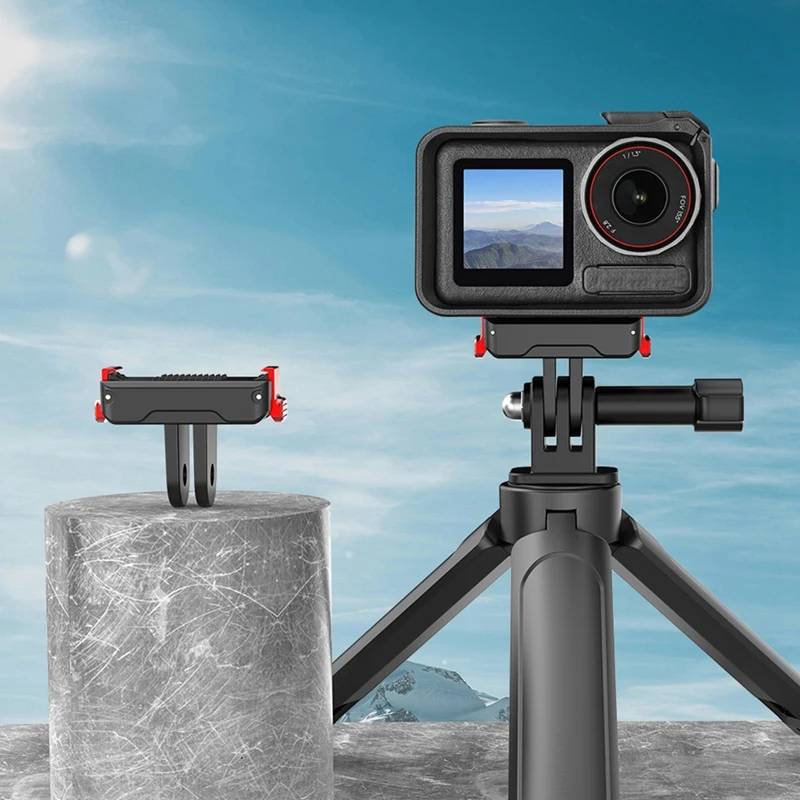 ABGZ-para DJI Osmo Action 5 Pro/ 4 / 3 Base magnética de liberación rápida montaje de expansión cámara accesorios multifunción