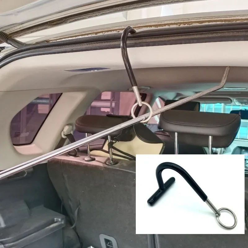 PDR Kit Car Dent Repair Tool Kit With Black Hanger S Hook Strap White Rod For Roof Body Paintless Dent Removal Tools