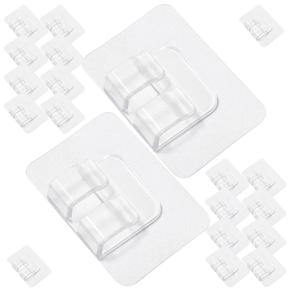 30Pcs Anti Slip Carpet Gripper Clips Transparent PVC Car Floor Mat Fixer Easy Install No Tools Needed Mat Carpet Holder Grip