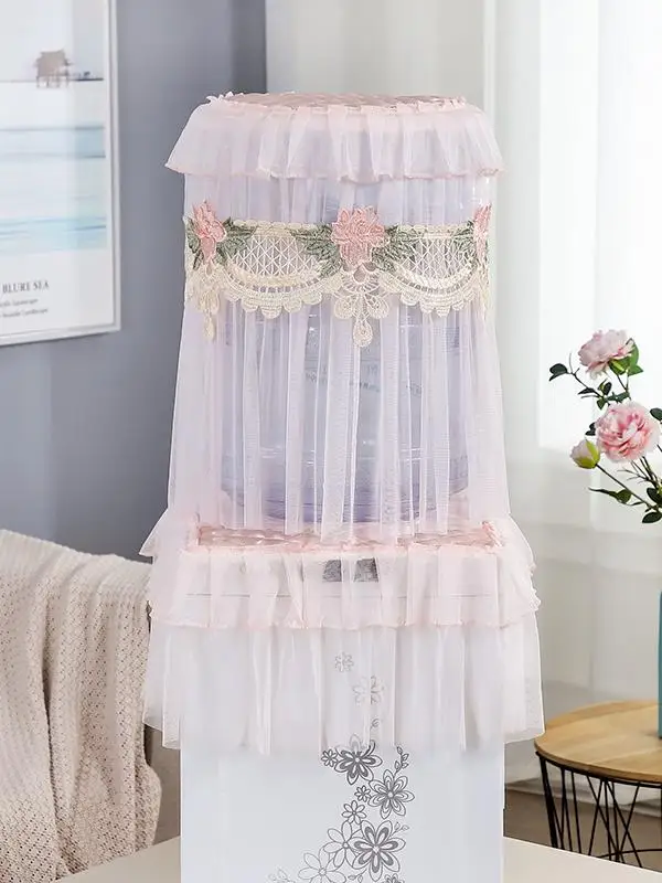 

Modern Simple Sle Water Dispenser Cover Cloth Art Lace Water Buet Dustproof Cover 89L Universal Two-Piece Set Water hine