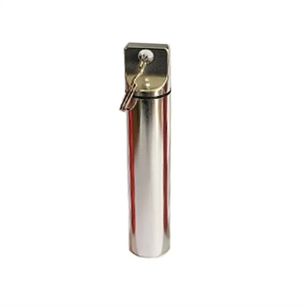 3 stks Aluminium Tandenstokers Houders 3.8X0.67 Inch Zwart + Zilver + Rood Tandenstokers Dispenser 0.64 Gram Tandenstoker Doos Restaurant