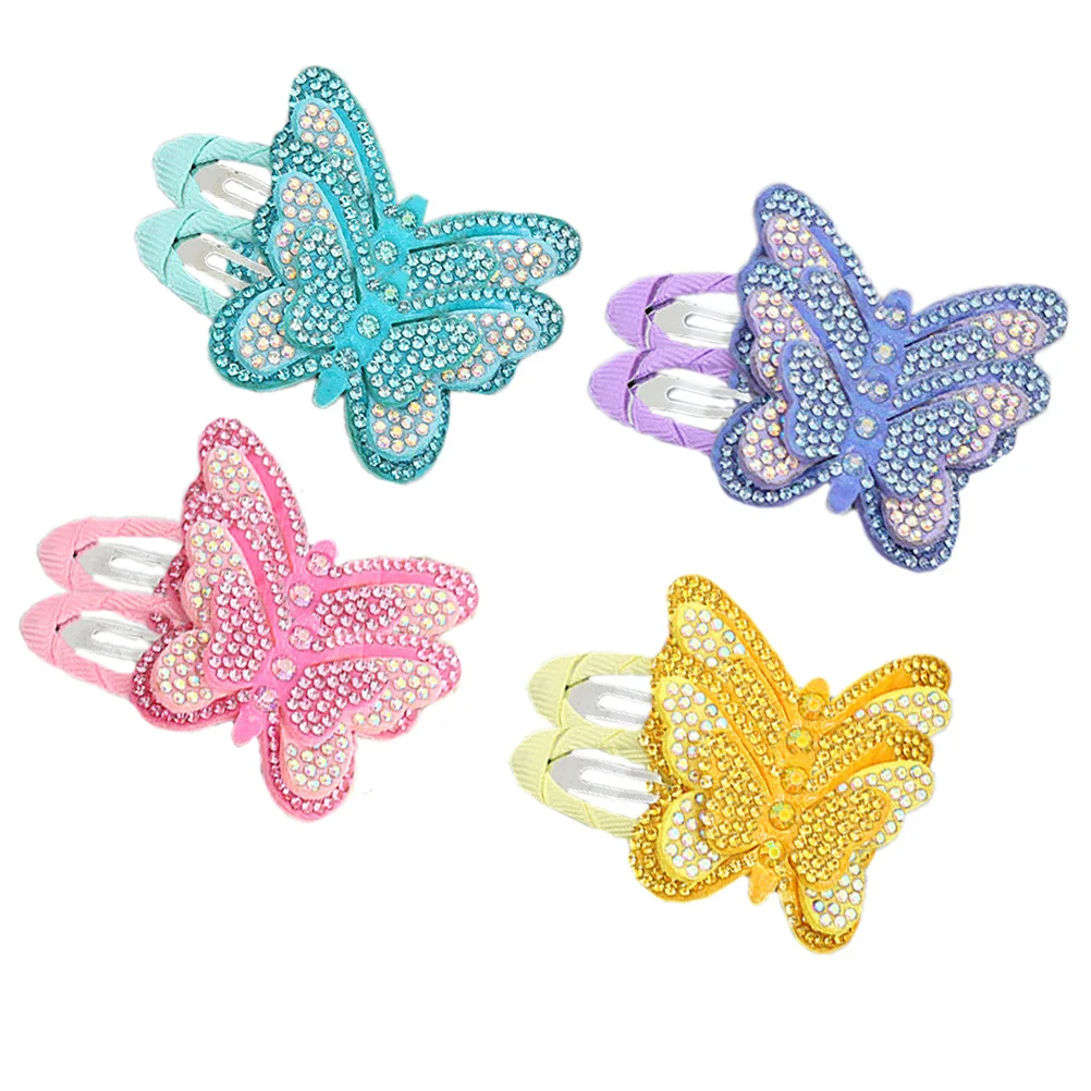 8 Pcs Barrette Children's Butterfly Hair Clip Accessories for Women Clips Girls