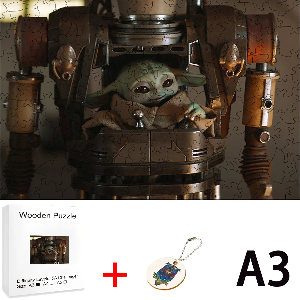 Movie Star Wars Poster Hot Wooden Puzzle Building 3d Puzzles for Adults Educational Games Jigsaws Children Toys 6 to 10 Years