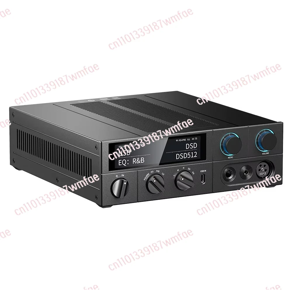 Digital turntable receiver HiFi fever desktop decoding headset power amplifier metal material