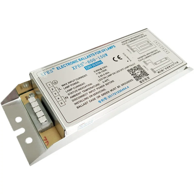 UV disinfection lamp electronic ballast, exhaust gas treatment light oxygen lamp replacement rectifier XPES-800-150W