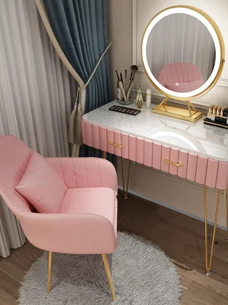 Dressing Table Bedroom Modern Minimalist Marble Dressing Table Princess Small Apartment Makeup Table Home Furniture HY