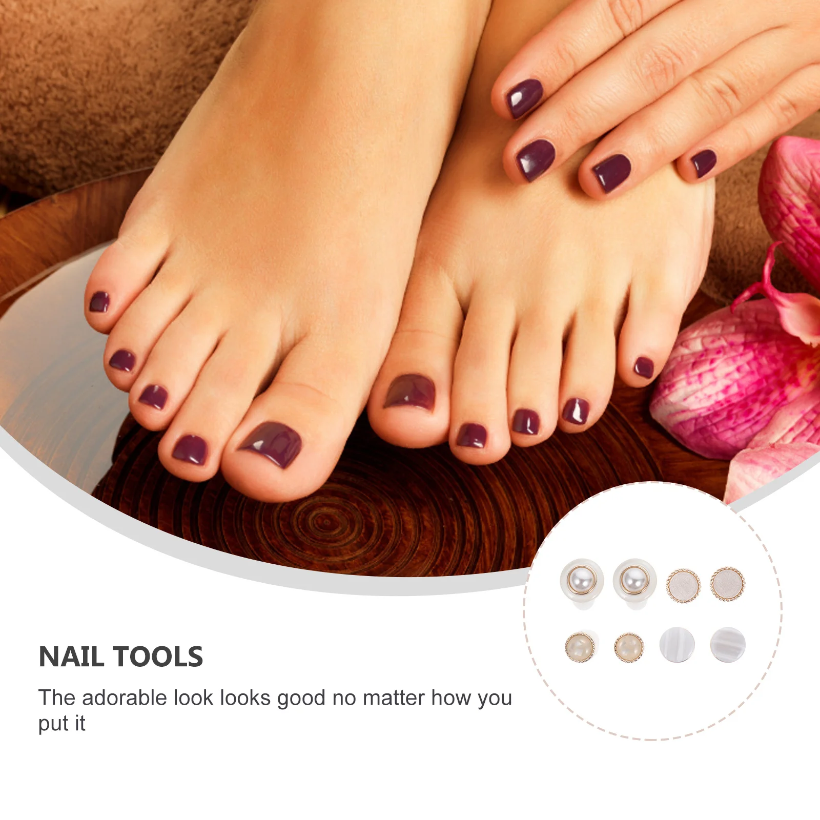 1 ensemble de séparateurs d'orteils de manucure, Design mignon, prévient les blessures des orteils, accessoire de pédicure pour Nail Art, outil de manucure, outils de pédicure