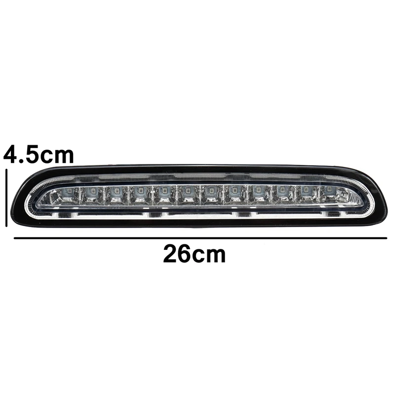 3Rd 12-LED Rear Tail Stop Light High Mount Lamp For Toyota Hiace/Commuter 2005-2013