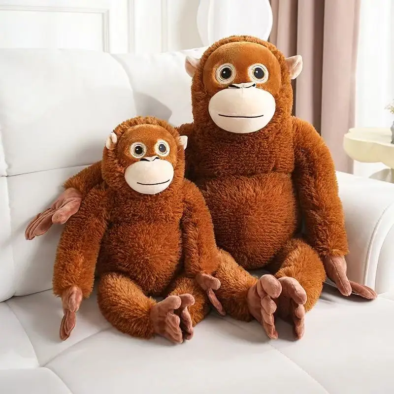 Neueste Simulierte Kuschel-Gorilla-Puppe Kawaii Plüschtier-Figur Cartoon-Anime Niedliches Kinder-Geburtstags- und Feiertagsgeschenk – Detail 11