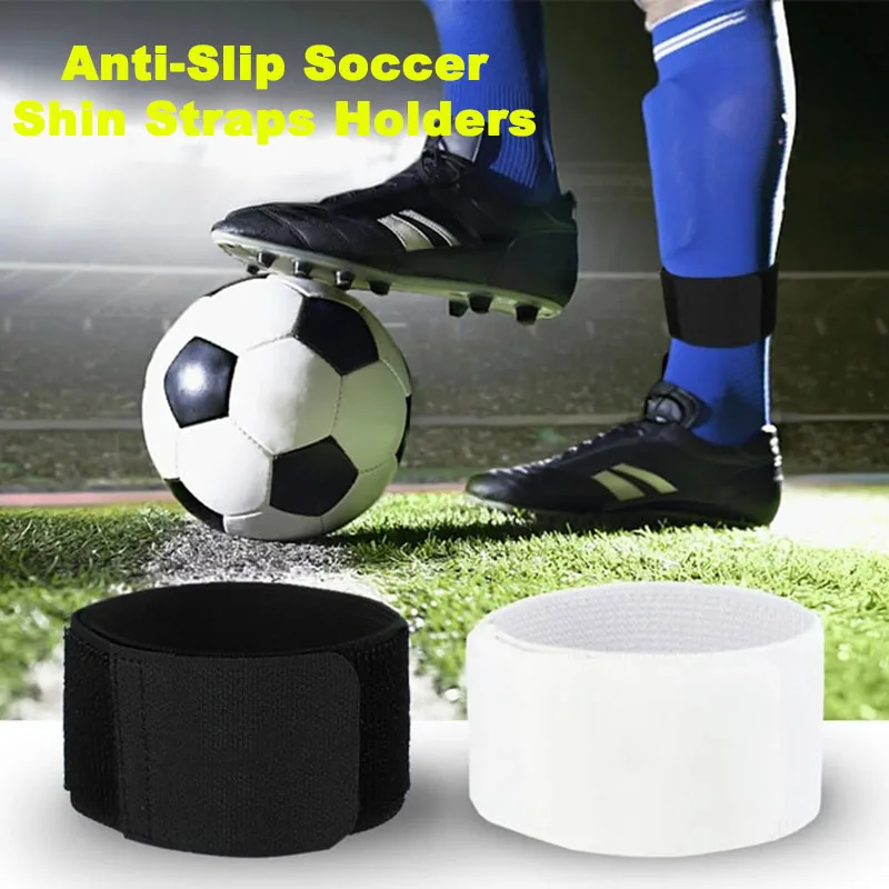 

Anti-Slip Soccer Shin Straps Holders Adjustable Football Socks Shin Fixed Straps for Sports Kicking Ball Running Cycling Adults