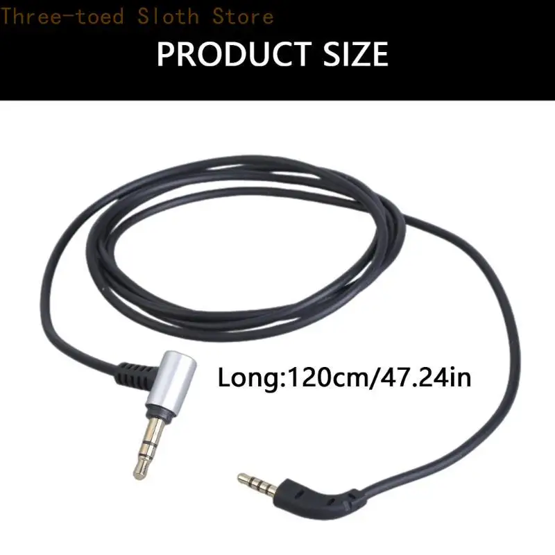 B & W P9 P7 게임 헤드셋 용 120cm 3.5mm ~ 2.5mm Jacks 오디오 코드 E74A