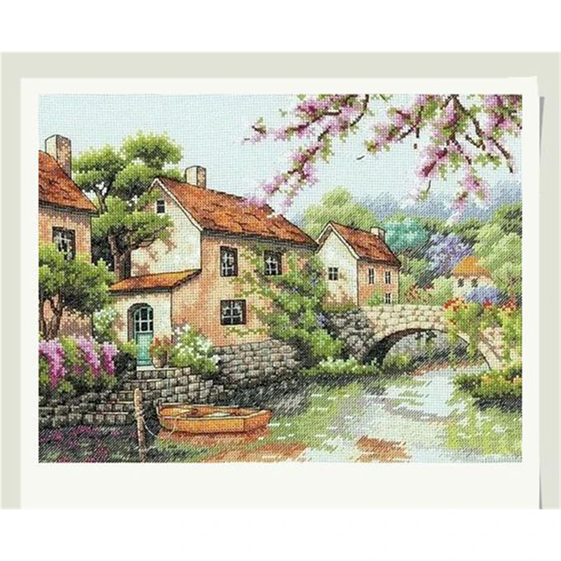 

ZZ4699 For Needlework Kit NOT PRINTED Cross Stich Painting Set Cross Stitch Kits Cross-stitch Embroidery Set Stitch Kits Hobby