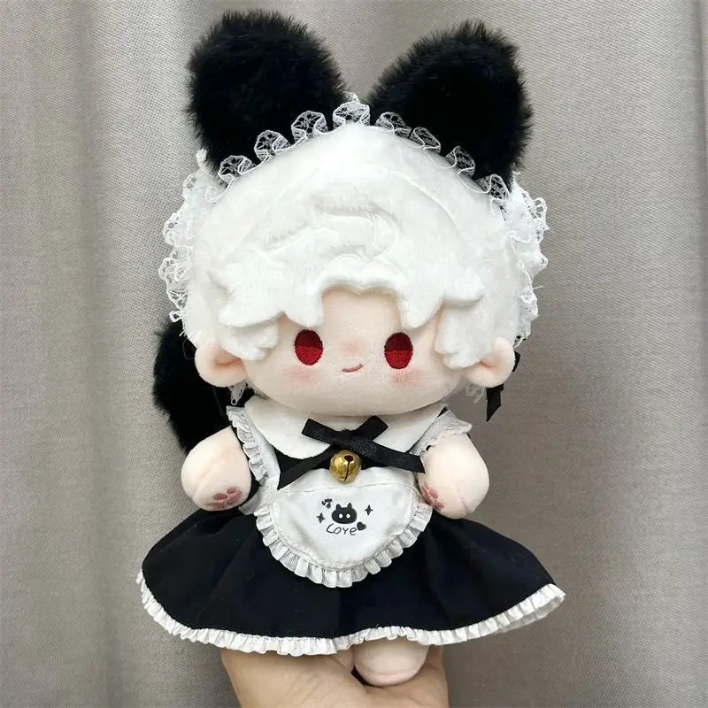 เสื้อผ้าตุ๊กตาผ้าฝ้าย 20 ซม. กระโปรงแม่บ้านสุดน่ารัก