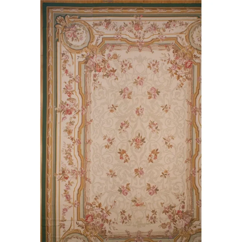 

Gobelin hand woven carpet 100% wool country style living room decoration