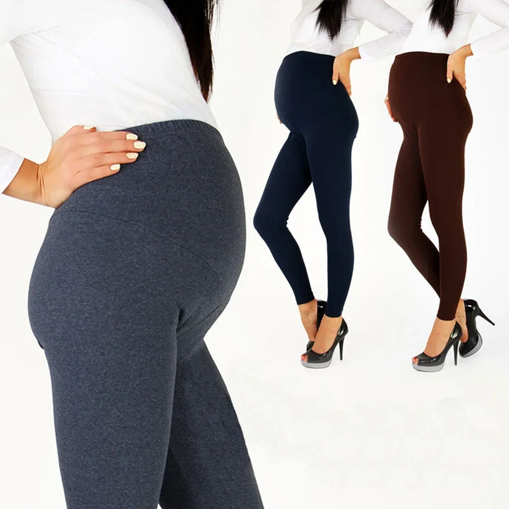 Adjustable Big Size Leggings New Maternity Pant Leggings Pregnant Women Thin Soft Cotton Pants High Waist Clothes