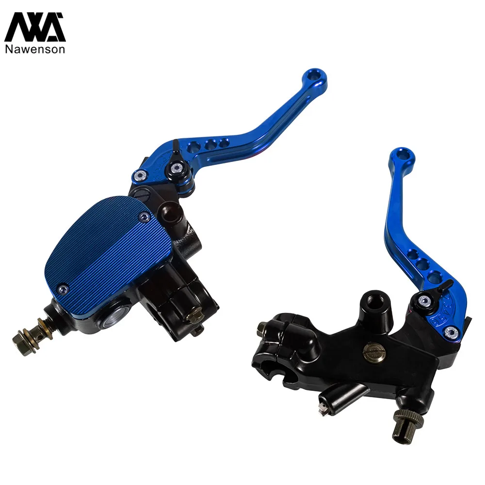 Universal Hydraulic Brake Lever Master Cylinder Clutch Brake Lever Set for 7/8