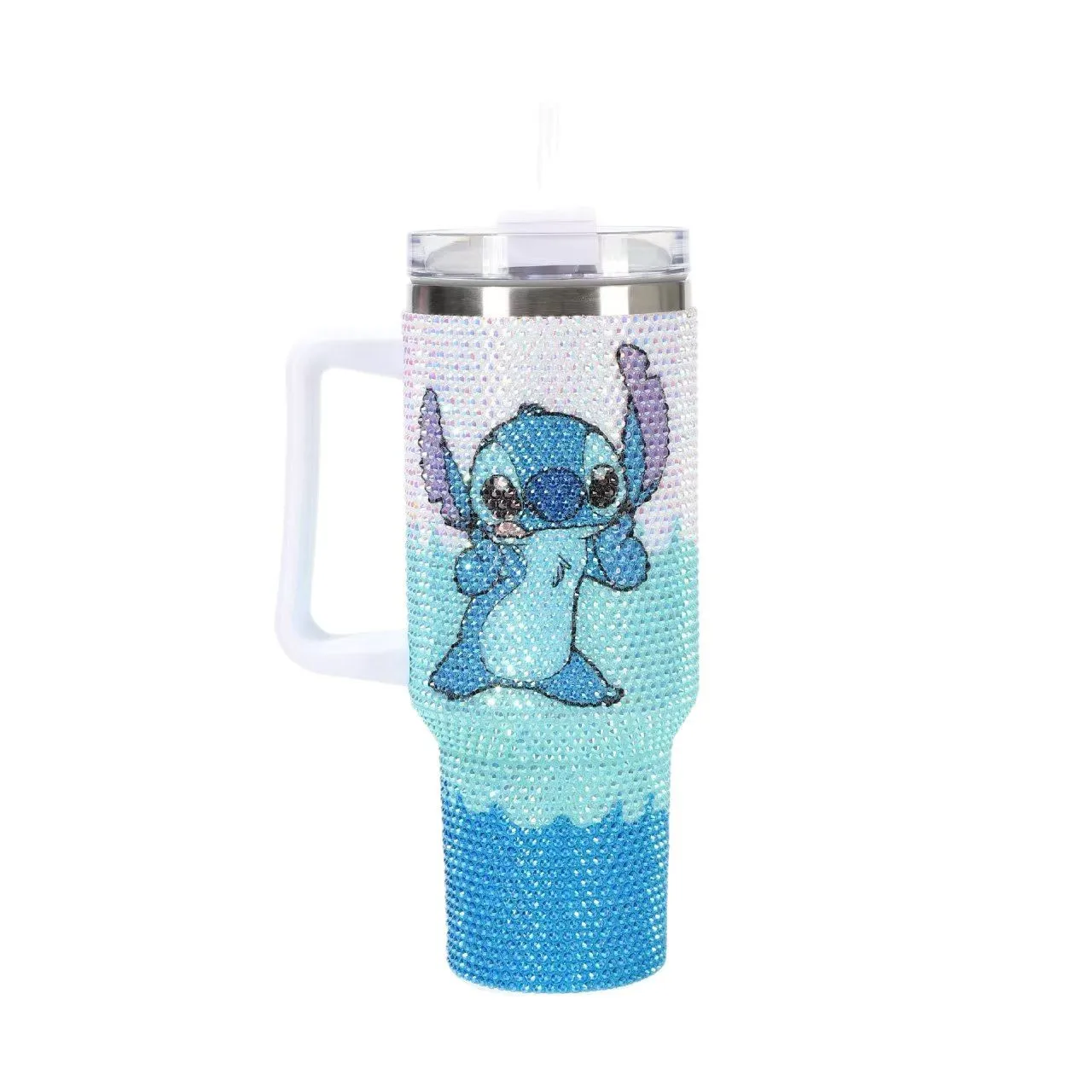 Thermos isolé en acier inoxydable, moderne et minimaliste, grande capacité, 40oz, Portable, Style Steampunk, poignée créative, tasse à glace