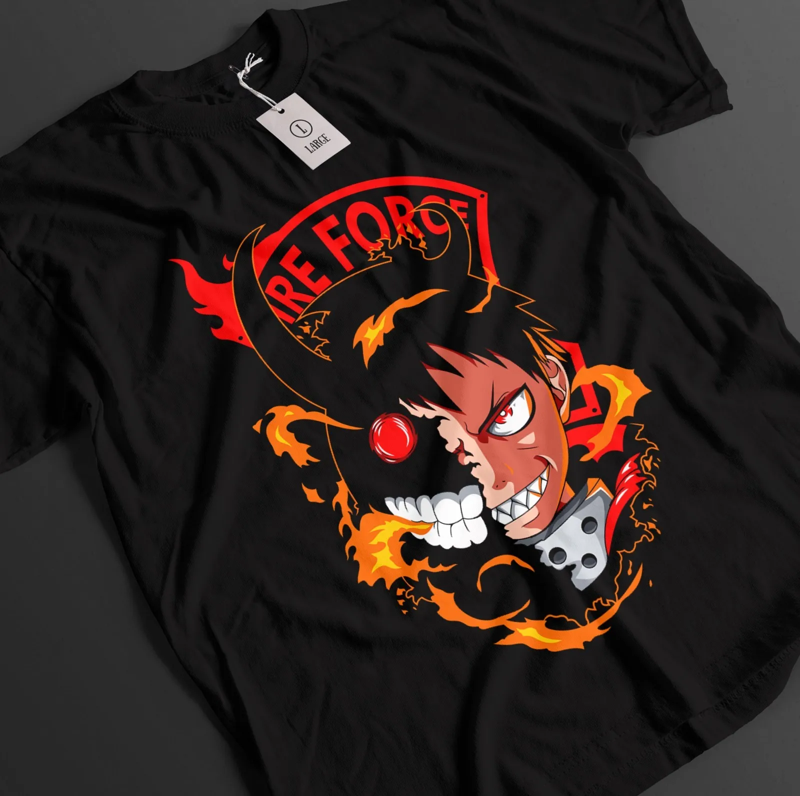Fire Force Shirt Shinra Tshirt Arthur T-Shirt Maki Top Tamaki Benimaru Anime Tee