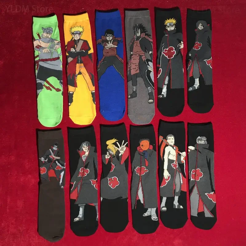 Naruto Kakashi Mens Sock Anti-slip Football Socks Cycling Sports Sock Cotton Socks Sports Hip Hop Couple Socks Birthday Gift