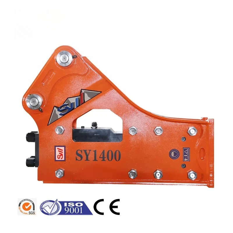 SY1400 High Frequency Hydraulic Breaker for Fast Breaking, Ideal for Granite